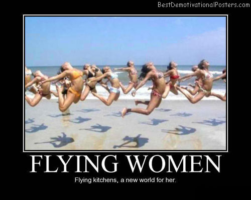 Flying-Women-Demotivational-Poster