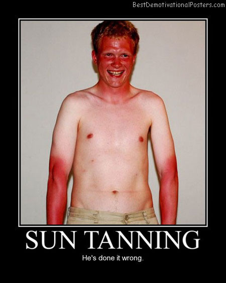 Sun-Tanning-Best-Demotivational-Poster