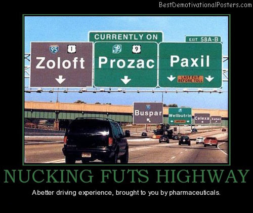 nucking-futs-highway-better-driving-experiece-by-pharmaceuti-best-demotivational-posters