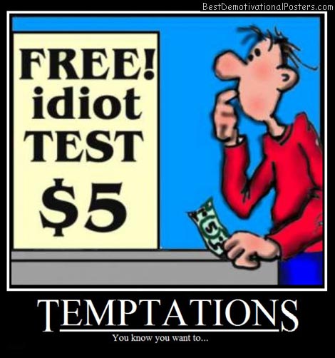 temptations-idiot-test-best-demotivational-posters