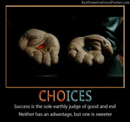 which-to-swallow-good-vs-evil-choices-best-demotivational-posters