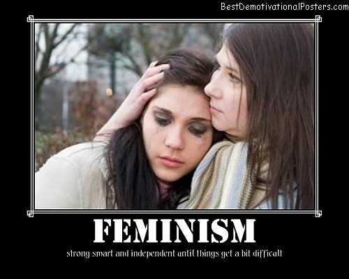 Feminism Demotivational Poster