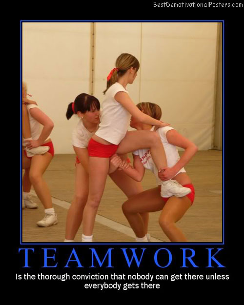 team work girls best-demotivational-posters