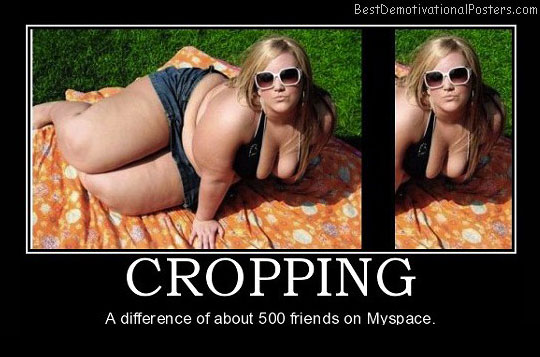 cropping demotivational poster