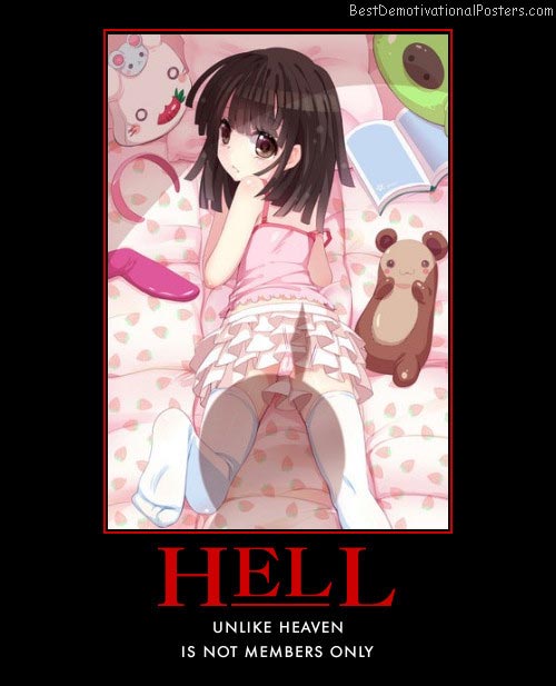 hell heaven anime poster