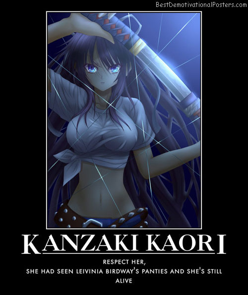 kanzaki kaori anime poster