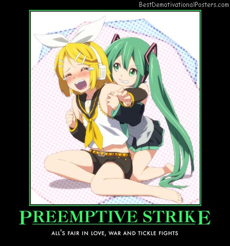 preemptive strike anime poster