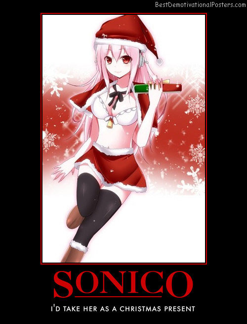 sonico anime christmas