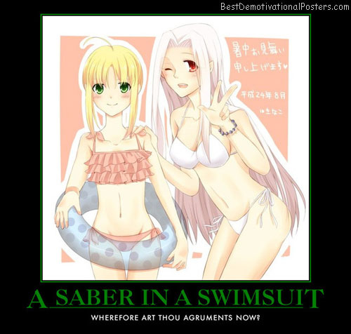 A Saber In A Swimsuit anime