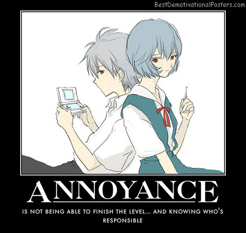 Annoyance game level anime