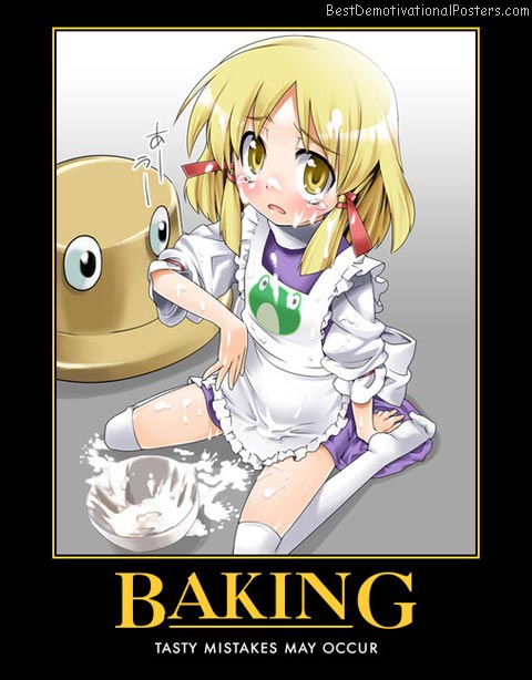Baking funny anime 