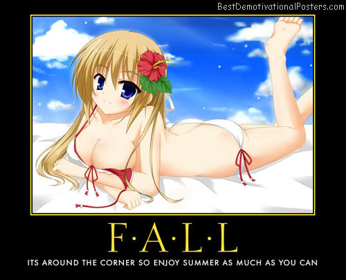 Fall summer anime poster