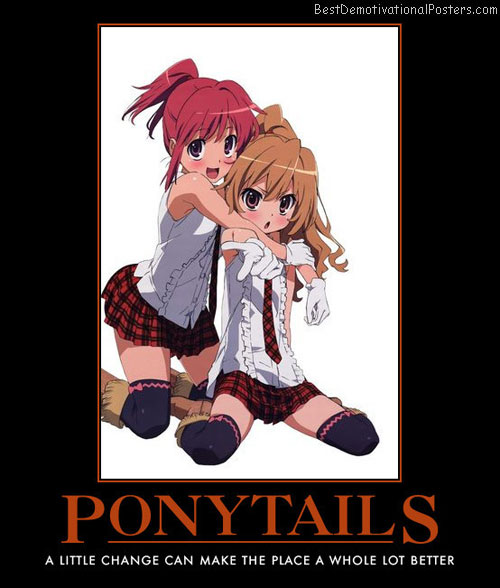 Ponytails anime