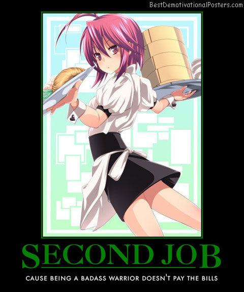 Second Job bills anime