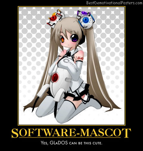 Cute Software Mascot anime poster