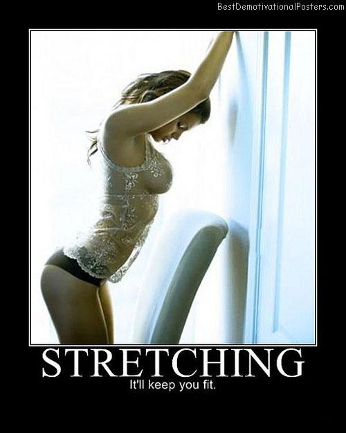 Stretching Sexy Poster