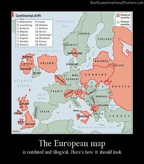 The European Map Best Demotivational Poster