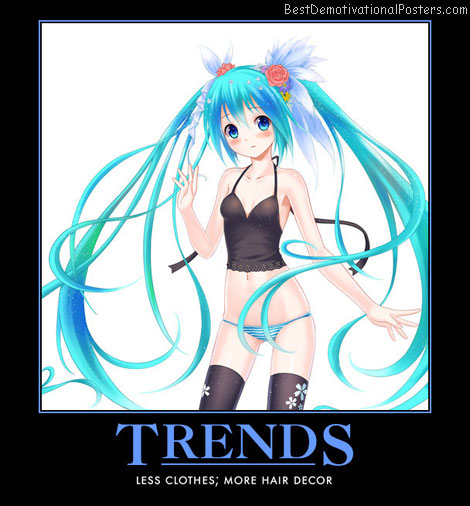 Trends clothes anime poster