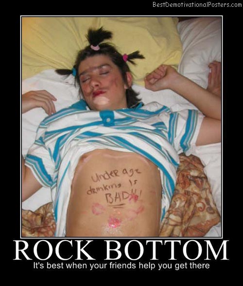 rock-bottom drunk funny picture