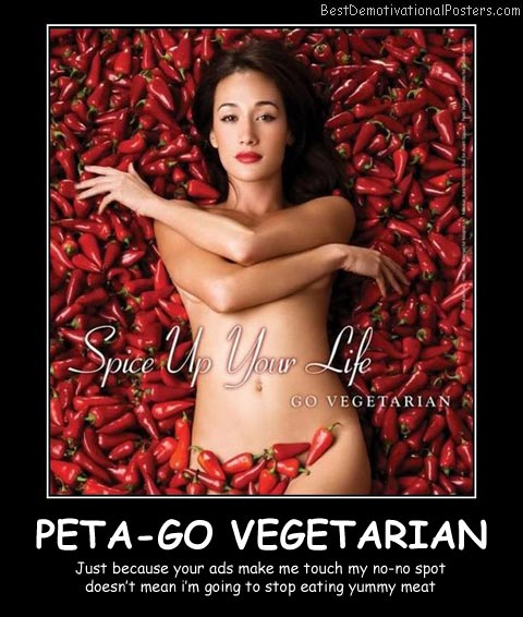 Peta-Go Vegetarian Best Demotivational Posters