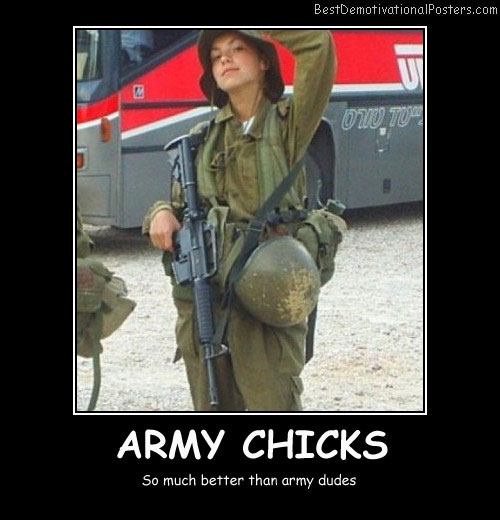 Army Chicks Best Demotivational Posters