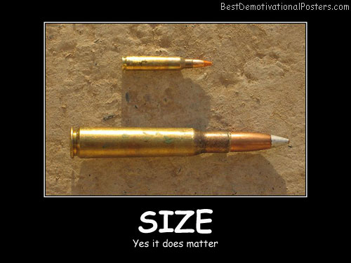 Size Matter Bullets Posters