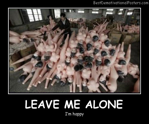 Leave Me Alone Best Demotivational Posters