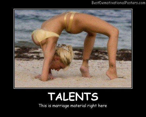 Marriage Material Best Demotivational Posters