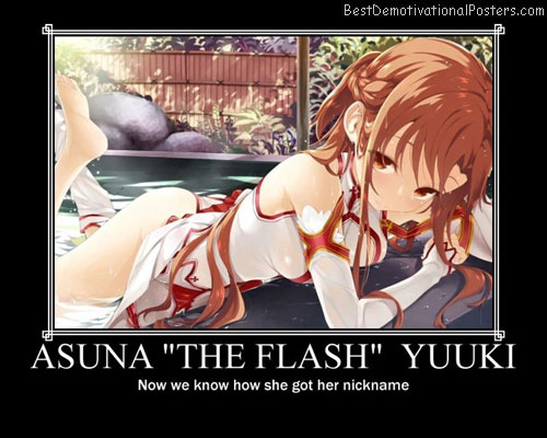Asuna The Flash Yuuki anime
