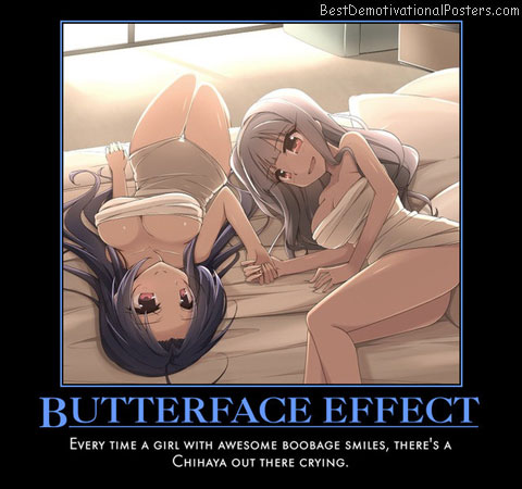 Butterface Effect anime