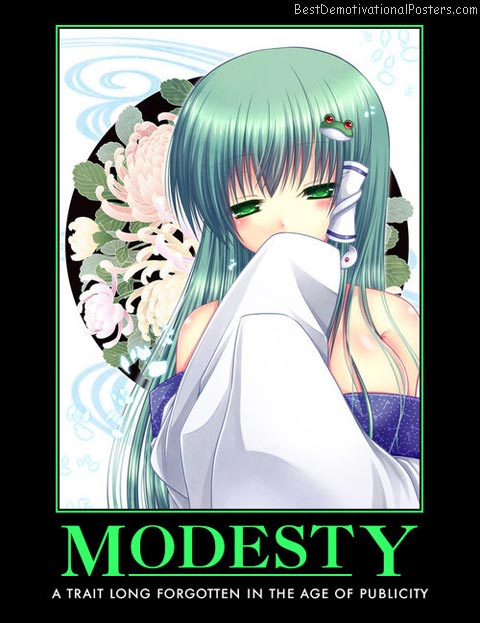 Modesty anime