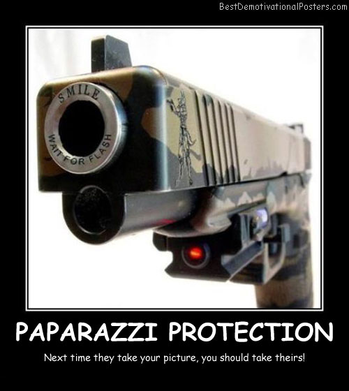 Paparazzi Protection Best Demotivational Posters