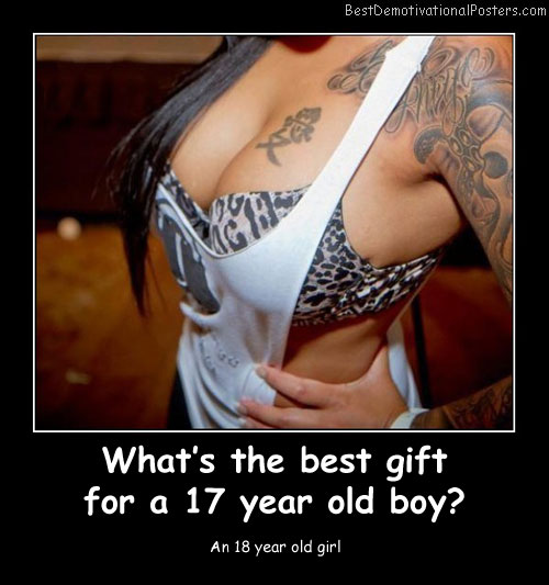 What's The Best Gift For A 17 Year Old Boy Best Demotivational Posters
