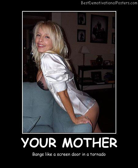 Your Mother Best Demotivational Posters