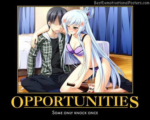 Opportunities Knock Once anime