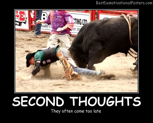 The Second Thoughts Best Demotivational Posters