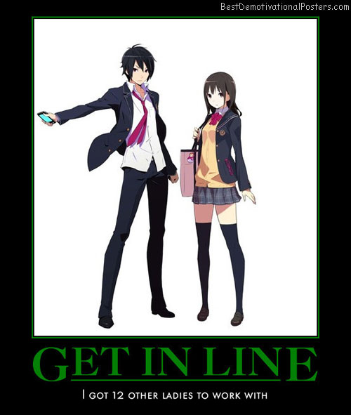 Get In Line - Anime