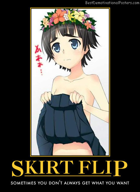 Skirt Flip - Anime