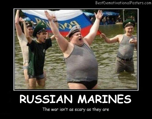 Russian Marines - Best Demotivational Posters