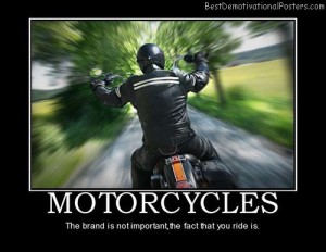 Motorcycle Brands - Motivational Poster